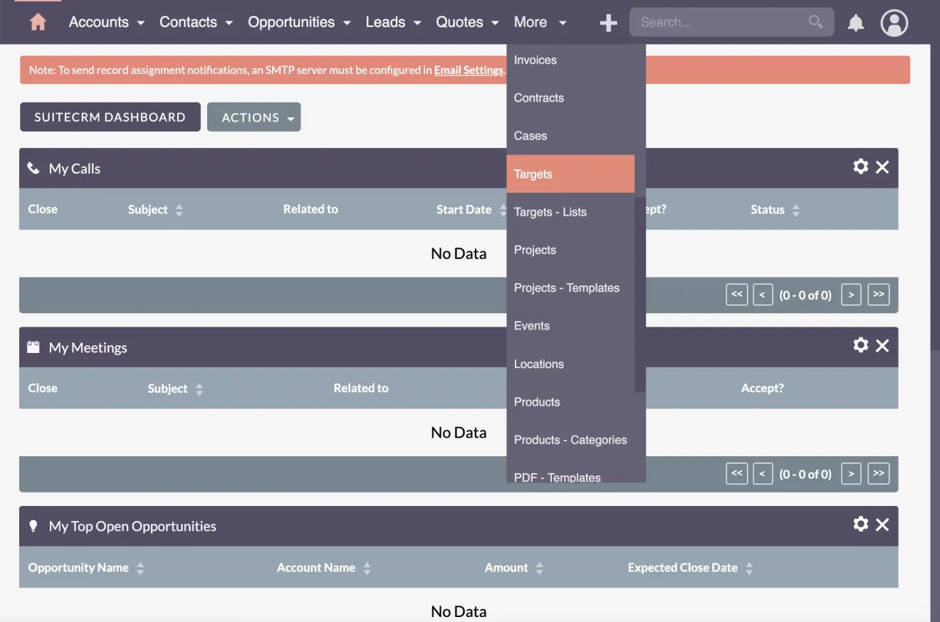 SuiteCRM-Targets-Module