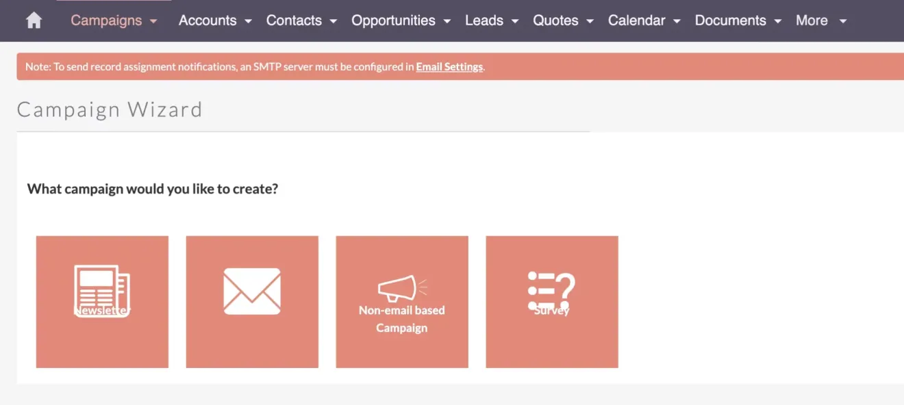 create a campaign